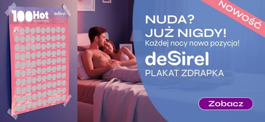 Desirel - 100 pozycji miłosnych, zdrapkowy plakat gra towarzyska | Sex Shop Polska Desirel.pl