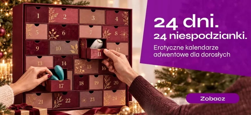 24 dni, 24 niespodzianki: kalendarze adwentowe z gadżetami erotycznymi dla dorosłych | Sex Shop Polska Desirel.pl