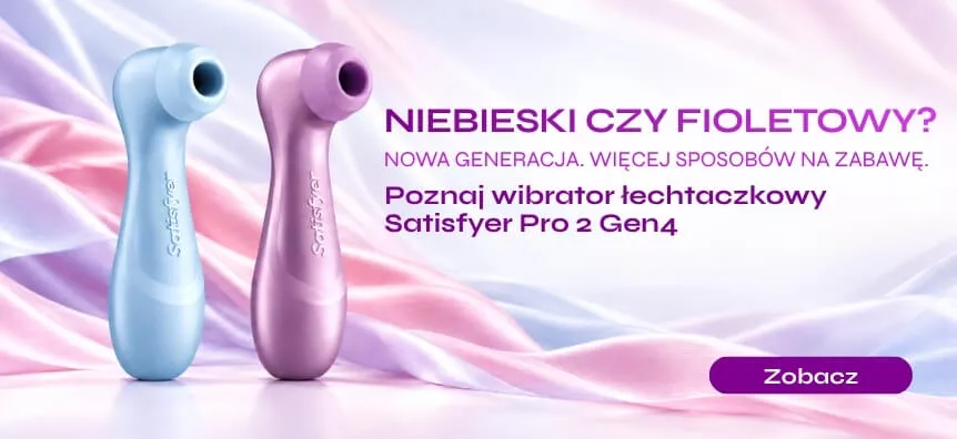 Niebieski czy fioletowy? Odkryj nowe stymulatory łechtaczki Satisfyer Pro 2 Gen4 na Desirel.pl | Sex Shop Polska Desirel.pl