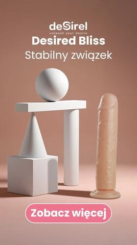 Desirel Desired Bliss - przyssawkowy dildo (naturalny) | Desirel.pl Sex shop Polska