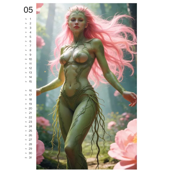 Wild Fantasy 2027 - erotyczny kalendarz ścienny (1 szt.)