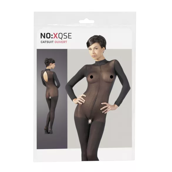 NO:XQSE - body erotyczne - siateczkowe - czarne