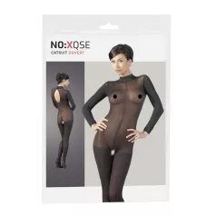 NO:XQSE - body erotyczne - siateczkowe - czarne - M/L