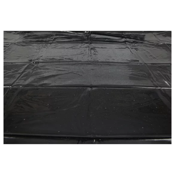 Fetysz - Lakierowane prześcieradło - 200x230 cm (czarne)