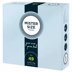 Mister Size - prezerwatywy cienkie - 49mm - 36 sztuk