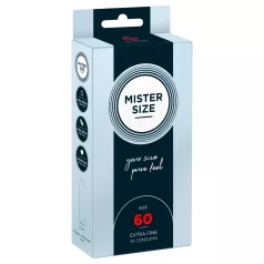 Mister Size - prezerwatywy cienkie - 60 mm - 10 sztuk