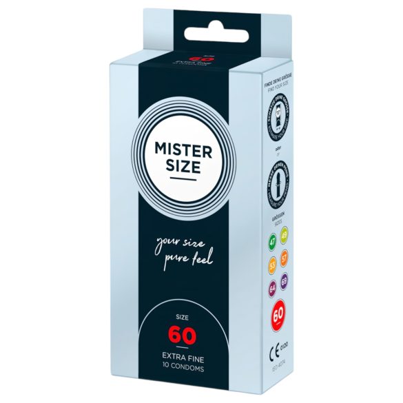 Mister Size - prezerwatywy cienkie - 60 mm - 10 sztuk