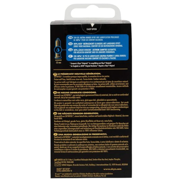 Manix Skyn - prezerwatywy ultra cienkie bez lateksu 10 sztuk