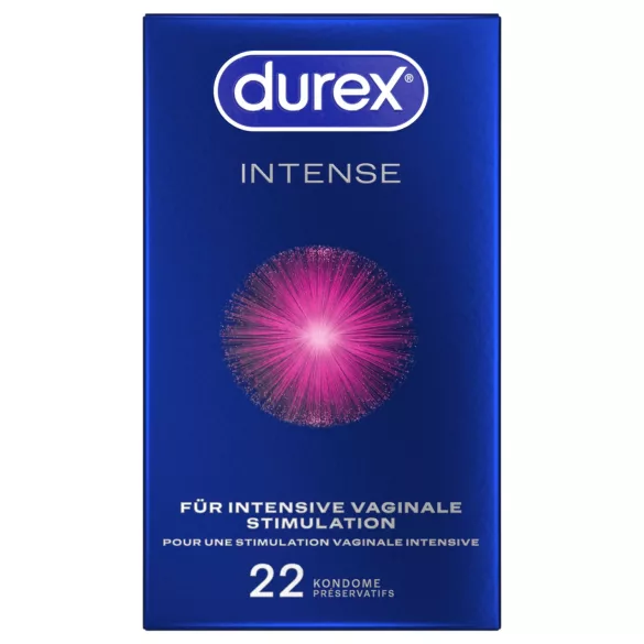 Durex Intense - orgazmiczne prezerwatywy (22 szt.)