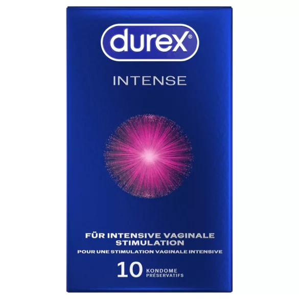 Durex Intense - prezerwatywy orgazmiczne (10 szt.)
