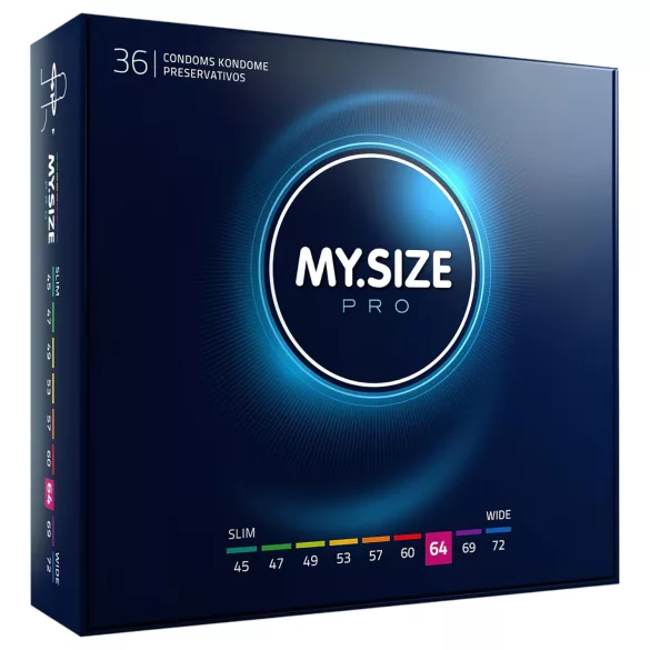 My Size Pro - prezerwatywy ultra cienkie - 64mm - 36 sztuk
