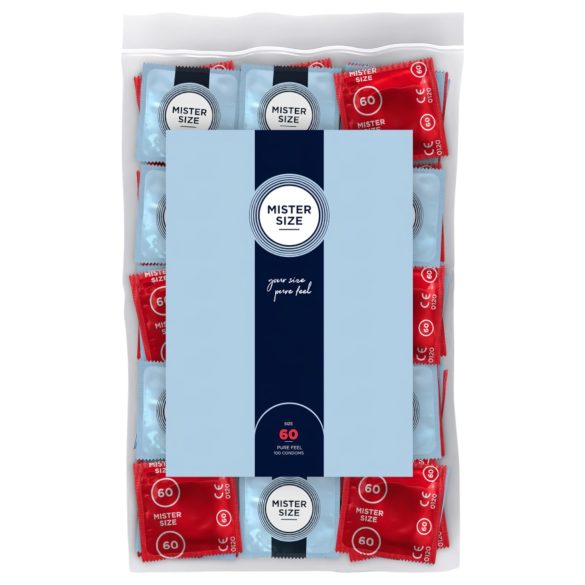 Mister Size - prezerwatywy cienkie - 60mm - 100 sztuk