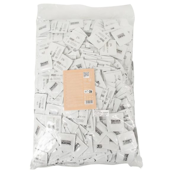 Secura Original - prezerwatywy - cienkie lateksowe - 1000 sztuk