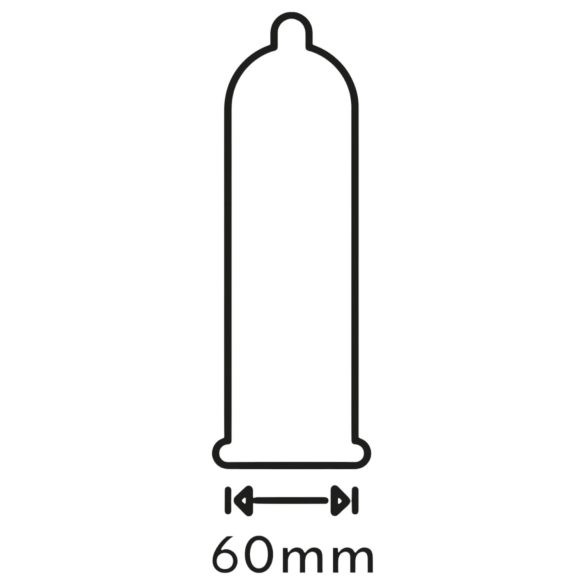 Secura Padlizsán - prezerwatywy extra duże - 60mm - 12 sztuk