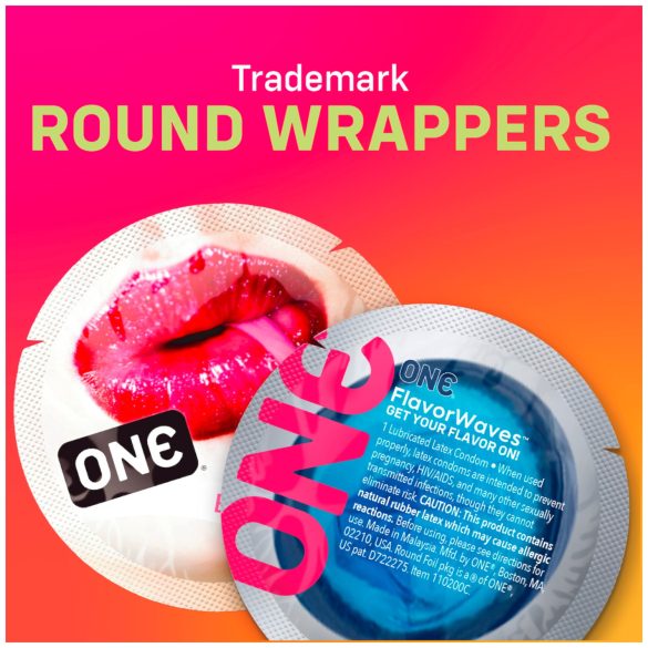 ONE Flavor Waves - prezerwatywy smakowe - mix smaków - 12 sztuk