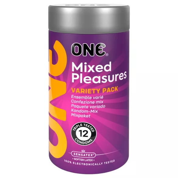 ONE - prezerwatywy - mix rodzajów - 12 sztuk