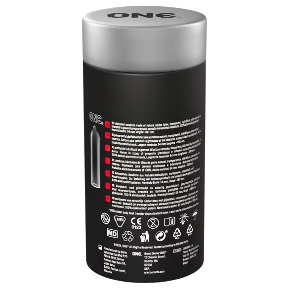 ONE - prezerwatywy ultracienkie z grafenem - 12 sztuk