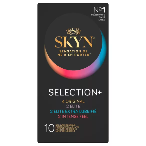 SKYN Selection+ - zestaw bezlateksowych prezerwatyw (10 szt.)