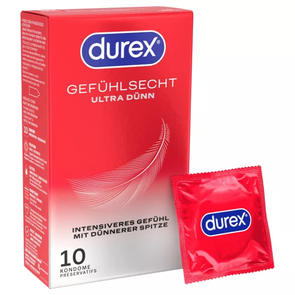 Durex - ultra cienkie prezerwatywy (10 szt.)