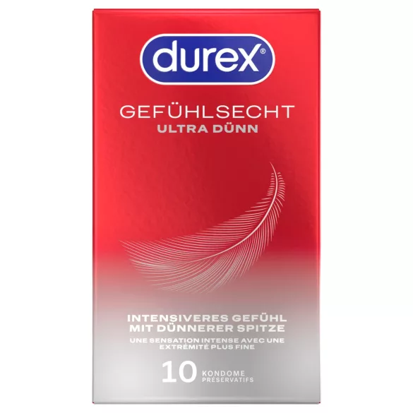Durex - ultra cienkie prezerwatywy (10 szt.)