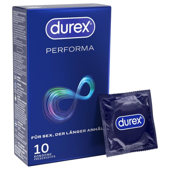 Durex Performa - prezerwatywy opóźniające wytrysk - 10 sztuk