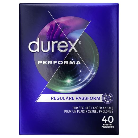 Durex Performa - prezerwatywy opóźniające - 40 sztuk