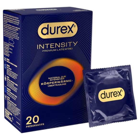 Durex Intensity - cienkie, bezlateksowe prezerwatywy (20 sztuk)