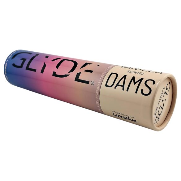 GLYDE - lateksowa chusteczka oralna - wegańska - wanilia