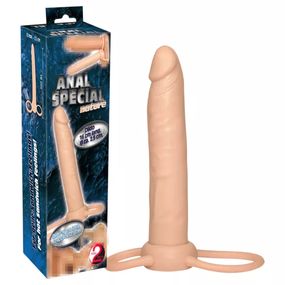 You2Toys - dildo analne - realistyczny - beżowy
