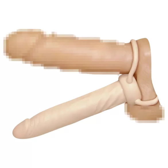 You2Toys - dildo analne - realistyczny - beżowy