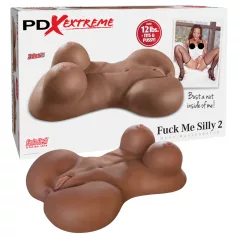   Pipedream Fuck Me Silly Sista - brązowy kobiecy tors masturbator (5,7 kg)
