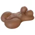 Pipedream Fuck Me Silly Sista - brązowy kobiecy tors masturbator (5,7 kg)