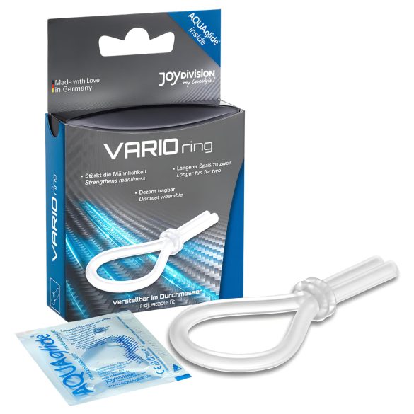 JoyDivision - pierścień na penisa - elastyczny - przezroczysty