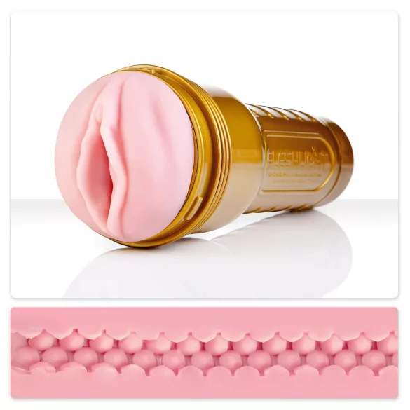 Fleshlight Pink Lady - masturbator treningowy - pochwa - różowy