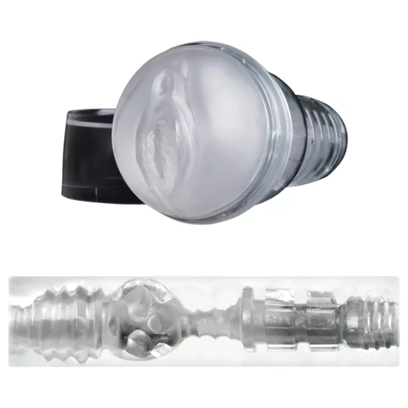 Fleshlight Ice Lady - masturbator - przezroczysta pochwa - realistyczny