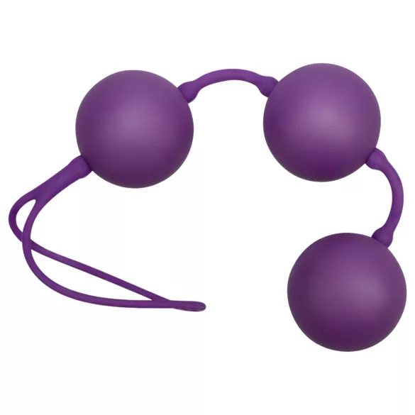 You2Toys - kulki gejszy potrójne - silikon fioletowy