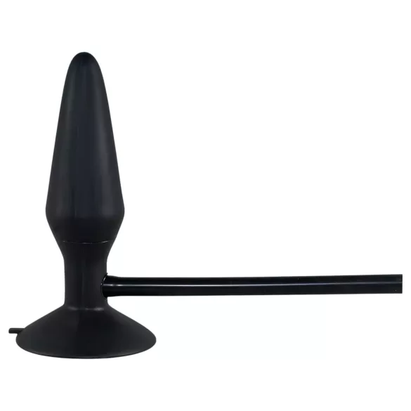 You2Toys - nadmuchiwana rozszerzająca zatyczka analna - silikon czarny