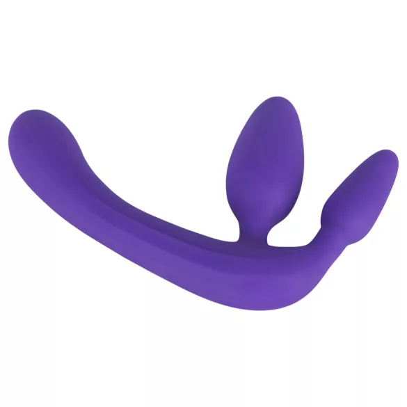 You2Toys - Tripla, zakładany dildo bez pasa (fioletowy)