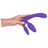 You2Toys - Tripla, zakładany dildo bez pasa (fioletowy)