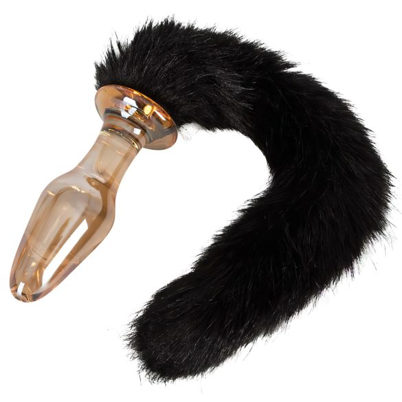 You2Toys - korek analny szklany z ogonem kota