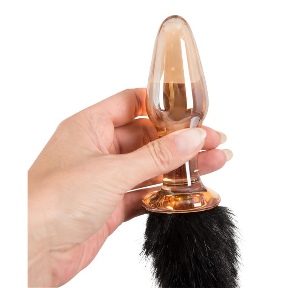 You2Toys - korek analny szklany z ogonem kota
