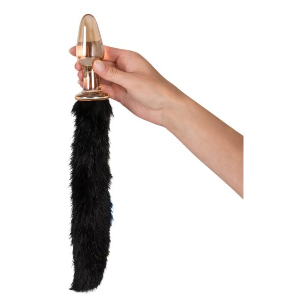 You2Toys - korek analny szklany z ogonem kota