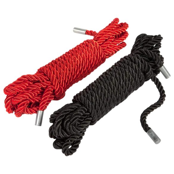 Fifty Shades of Grey - linia do bondage - zestaw 2 sztuki - szary/czarny