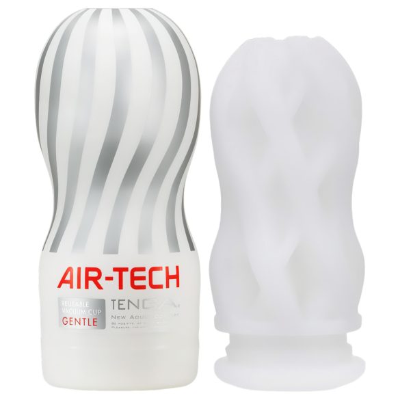 TENGA Air Tech Gentle - strukturalny masturbator (biały)