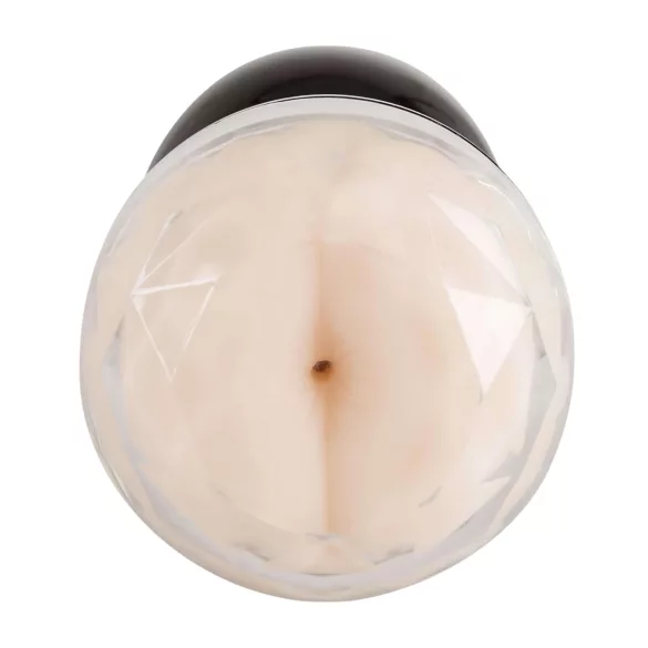You2Toys - masturbator dwustronny - pochwa i anus - czarny