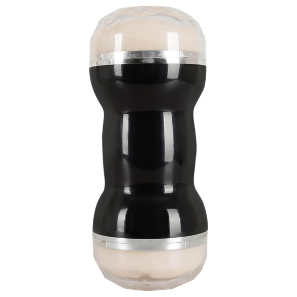 You2Toys - masturbator dwustronny - pochwa i anus - czarny