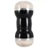 You2Toys - masturbator dwustronny - pochwa i anus - czarny