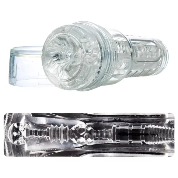 Fleshlight GO Torque - masturbator - kompaktowy - przezroczysty