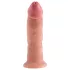 King Cock 9 - realistyczny dildo z przyssawką - 23 cm - cielisty