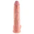 King Cock - duży realistyczny dildo z jądrami - 25 cm - kolor cielisty